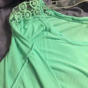 Cold shoulder crop top